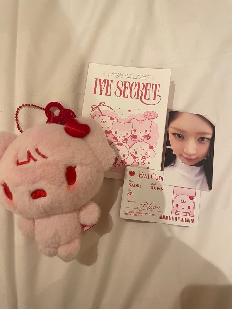 IVE SECRET Evil Cupid レイ naori ナオリ IVE SECRET Evil Cupid Ver. Rei Naori Plush Doll, No Box, | eBay