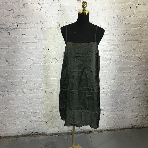Sacai Dress Womens 4 Cupro Slip Midi Spaghetti Strap Japan Minimalist 341500-09