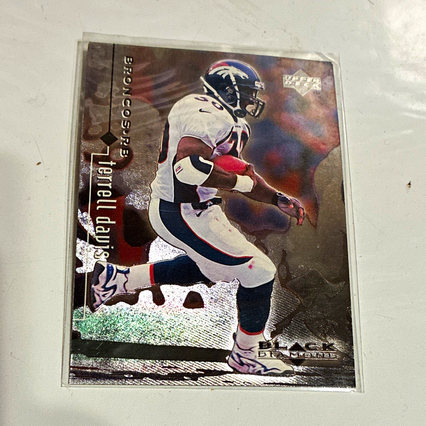 Upper Deck 1998 Black Diamond Rookie Edition Terrell Davis #26 Denver Broncos