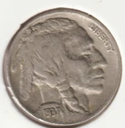 1937 US Indian Head Buffalo Nickel FULL DATE Rare 89 Year Old Collection Coin