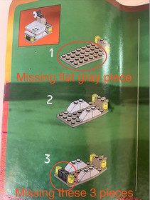 LEGO Life On Mars 7316 Excavation Searcher - Nearly Complete + All 3 Minifigs