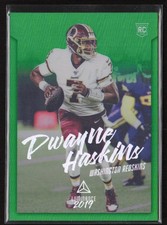 Dwayne Haskins 2019 Panini Luminance Update Rookies Green /49 #202 Redskins