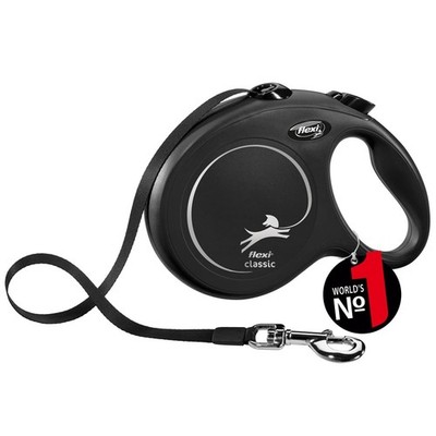 FLEXI New Classic Tape Retractable 26' Dog Leash for Large Dogs Up to 110 lbs