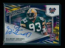2024 Panini Spectra GILBERT BROWN Champion Signatures HYPER PRIZM /75 GB Packers