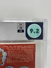 Bubble Bobble NES WATA 9.2 CIB 1988 Early Print Round SOQ Taito Classic