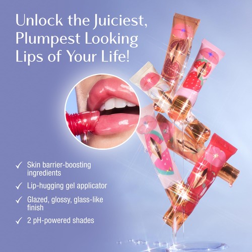 Charlotte Tilbury Healthy Glow Nectar Lip Oil - Sheer Tinted Lip Gloss Oil with - Picture 3 of 9
