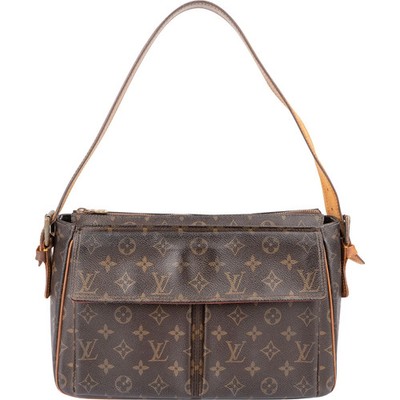 Louis Vuitton Monogram Canvas Viva Cite MM Shoulder Bag Tasche