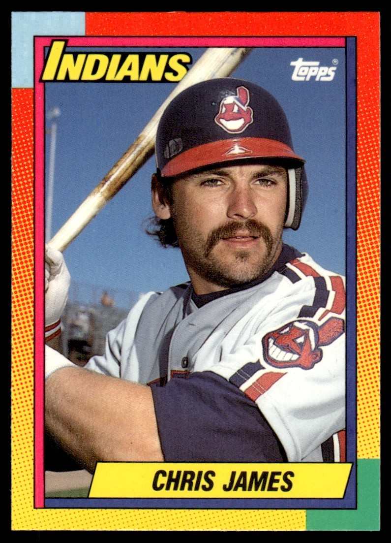 1990 Topps Traded Tiffany Chris James Cleveland Indians #46T