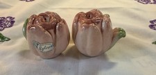 Vintage Sylvans California Rose Salt & Pepper Shakers