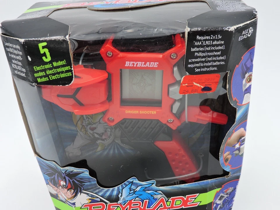 BEYBLADE Electronic Driger Shooter launcher SEALED Box 2002 Hasbro endurance - image 2 of 4