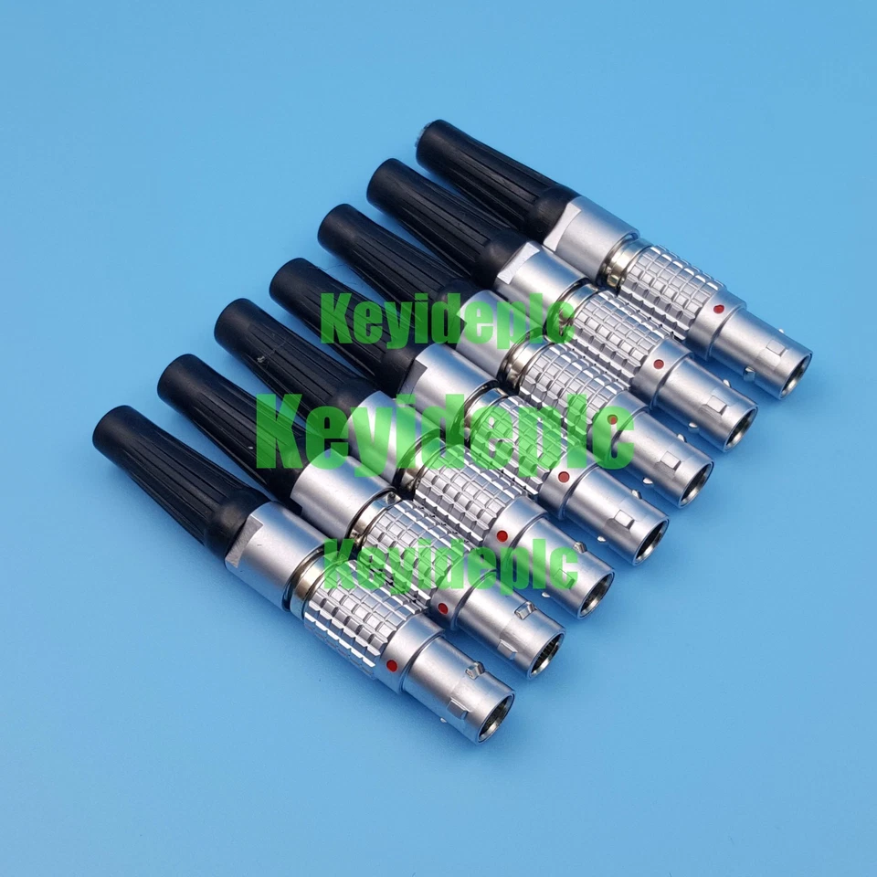 1*Circular Push Pull M9 Aviation Plug Cable Connector Compatible FGG EGG Series - Image 2 of 4