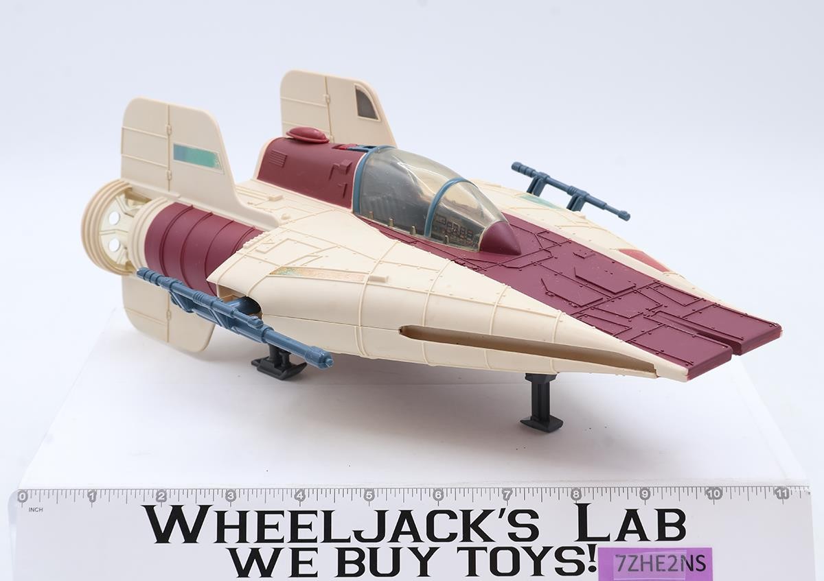 A-Wing Fighter 100% Complete Star Wars Droids 1985 Kenner Vintage
