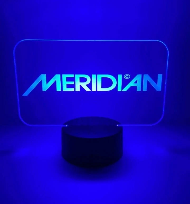 MERIDIAN Ledlight Logo Lampada Hifi Amplificatore  No Marantz Klipsch Technics  - Immagine 3 di 4
