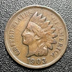 1903 Indian Head Cent Penny **  Fine Condition