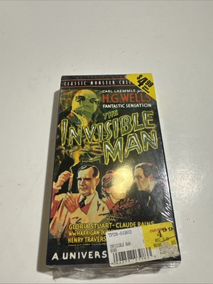 The Invisible Man (VHS, 1999) **New**