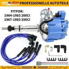 For Ford Inline 6 Cylinder 64-83 170 200 250 Hei Distributor Spark Plug Wires
