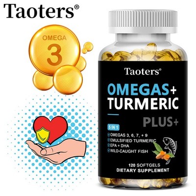 Omegas + Turmeric Enhance Cognitive Function And Support Cardiovascular Health
