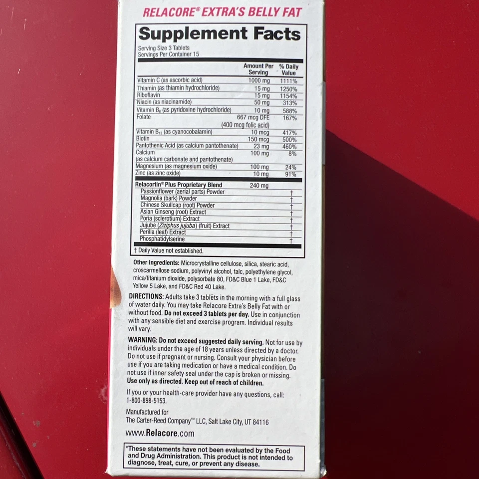 Relacore The Ultimate Super Fat Burning Belly Bulge Kit - 60 Cápsulas 2/26+ Foto 2 de 4