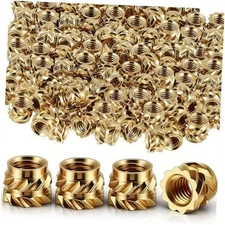 100-Pack M3 Threaded Inserts - Heat Set Inserts - M3x4x5 Female Thread Metric 