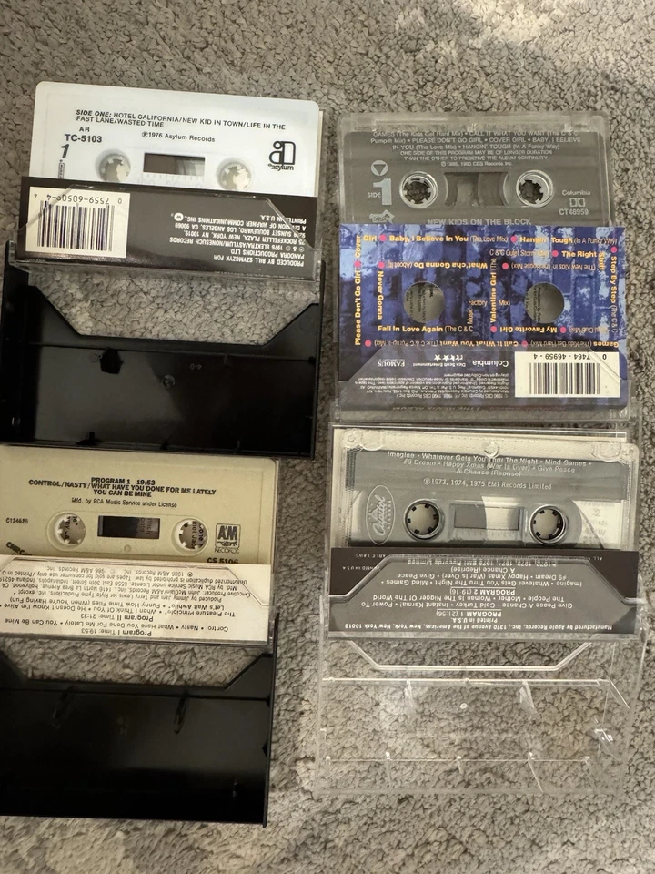 Cassette Tape lot of 4. Eagles. John Lennon. Janet jackson. NKOTB - Image 3 of 3