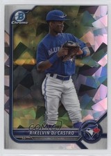 2022 Bowman Chrome Prospects Atomic Refractor Rikelvin De Castro #BCP-25 12yh