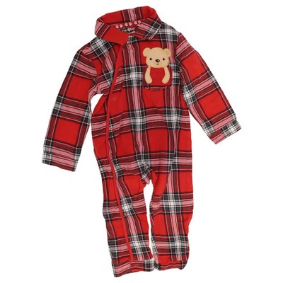 Bear Bear, Strampler, Größe: 86, Piper Bear, Rot/Schwarz/Weiß, Karo #rD2