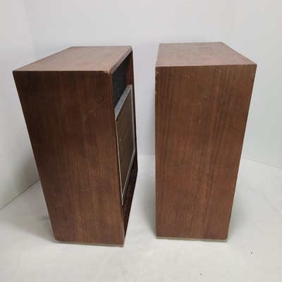 2x 60s Vtg PANASONIC Japan MFB RE-7080 Stereo Speakers In Wood
