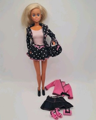 Petra Modepuppe 30cm Vintage Barbie Kleidung Set Schuhe Tasche Zubehör