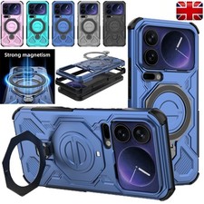For Xiaomi 17 Pro Max 15T Pro POCO F7 X7 REDMI 15 Case Magnetic Ring Stand Cover