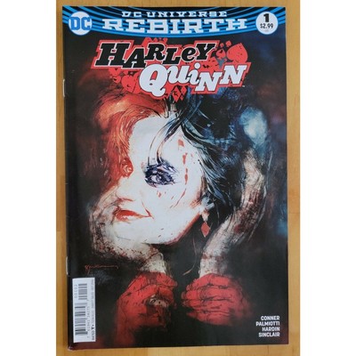 DC COMICS - DC UNIVERSE REBIRTH - HARLEY QUINN #1 - SINKIEWICZ VARIANT COVER
