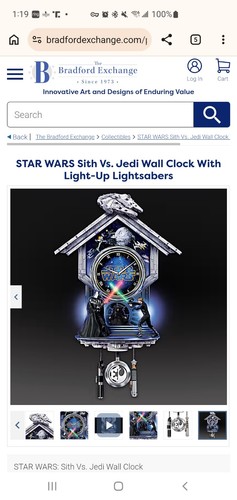 Star Wars Sith Vs Jedi Wall Clock With Light-Up Lightsabers & Music!!!