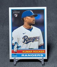 Kumar Rocker Rookie RC 2025 Topps Heritage Baseball Card #179 Texas Rangers. rookie card picture