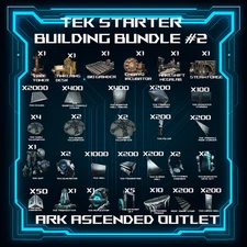 Ark Survival Ascended PVE-ASA-Tek Structures-Delivered Fast-Tek Starter Bundle 2
