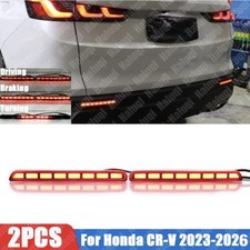 For Honda CR-V CRV 2023-2026 Brake LED Rear Bumper Tail Turn Signal DRL Light