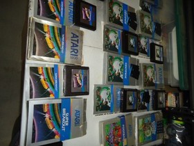 Huge lot of (20) Boxed Vintage Atari 5200 Games, Manuals and Overlays!!!