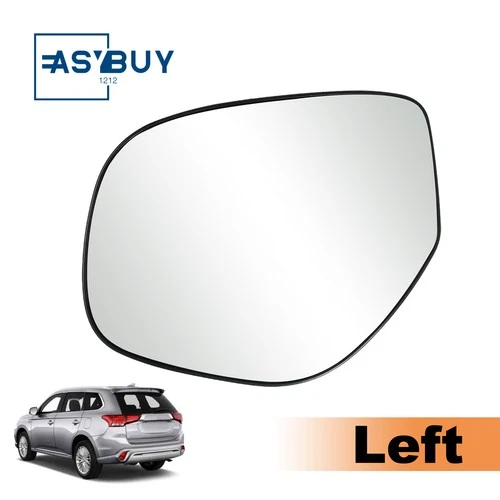 Left Driver Side Mirror Glass Fit for 14-20 Mitsubishi Outlander & 16-20 Sport