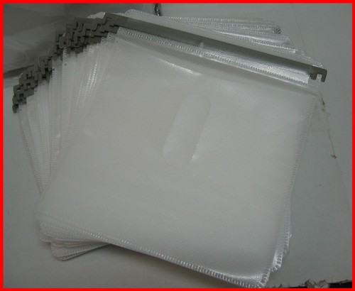 CD DVD Plastic Sleeve With Index Hook for Aluminum DVD Storage case replacement - Picture 2 of 2