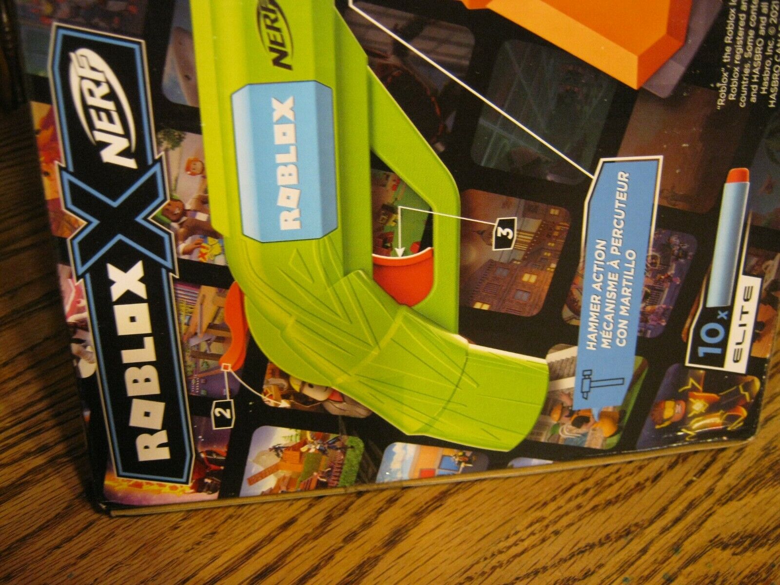 Nerf, Toys, Nerf Roblox Jailbreak Armory Includes 2 Hammeraction Blasters  2packs 4 Guns