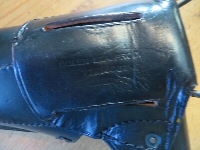 Vintage US Military Holster Bolen Lea Prod 7791466 Blk Leather