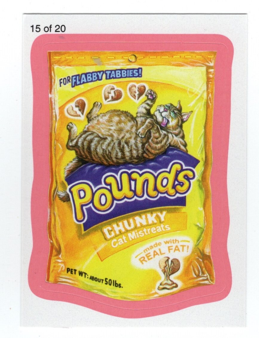 2010 TOPPS WACKY PACKAGES SERIES 7 WACK-O-MERCIALS POUNDS ROCKET