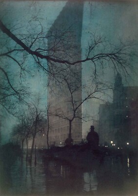 Edward J. Steichen The Flatiron POSTERDRUCK A1 Vintage NYC Fotografie Wandbild