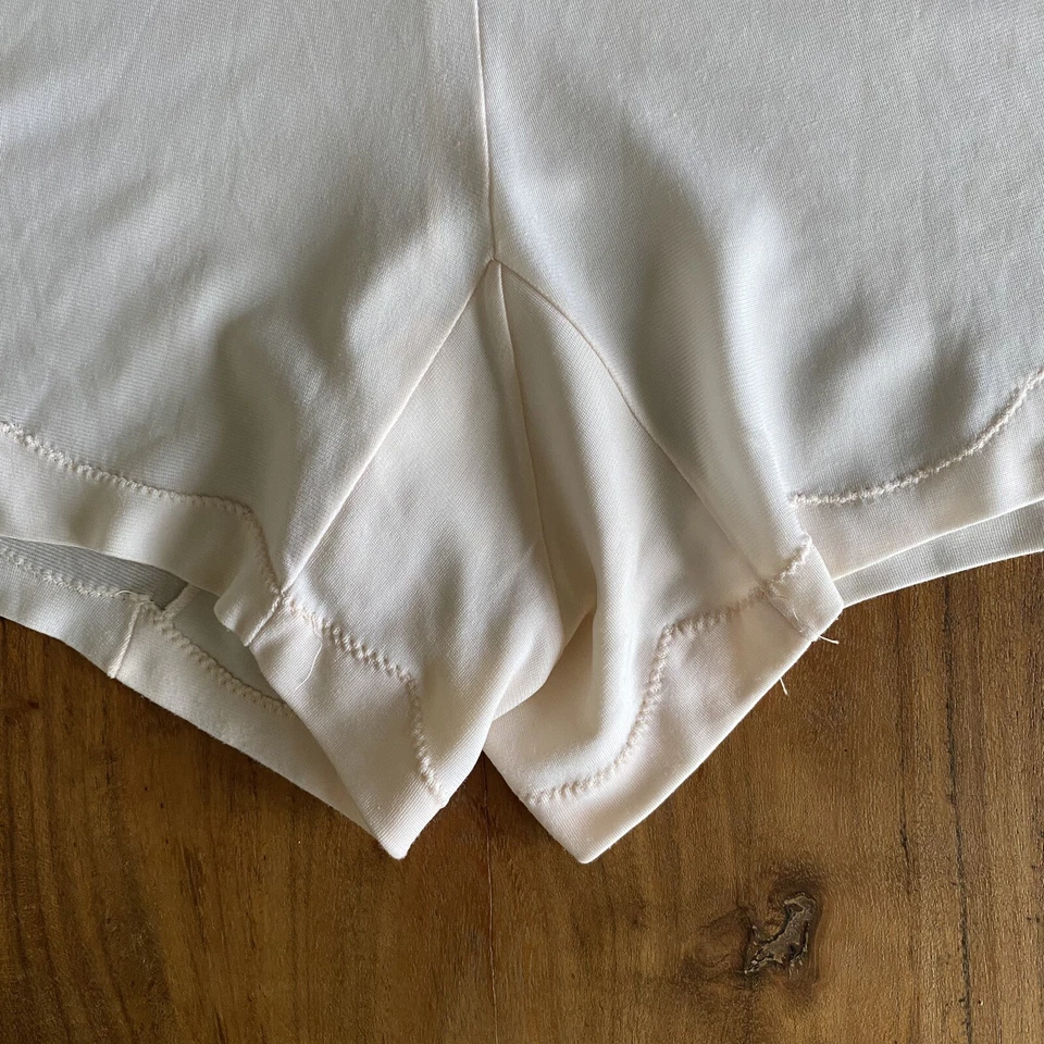 Vtg 1950s VANITY FAIR Pink NYLON TRICOT PETTIPANTS PANTIES Gusset Briefs sz 6 - Image 3 of 4