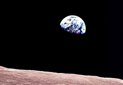 APOLLO 11 MOON LANDING LOOK AT EARTH Photo Magnet @ 3''x5''