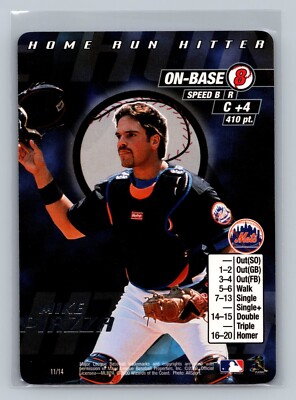 2000 MLB Showdown MIKE PIAZZA (#11/14) ''Home Run Hitter'' Promo / NM-MT