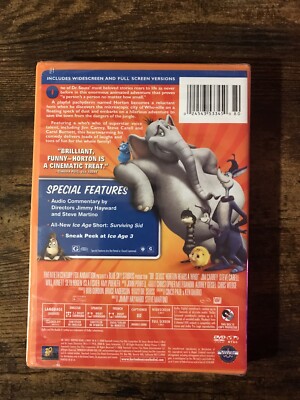 Dr. Seuss Horton Hears a Who (DVD, 2009, Movie Cash) 24543533450| eBay