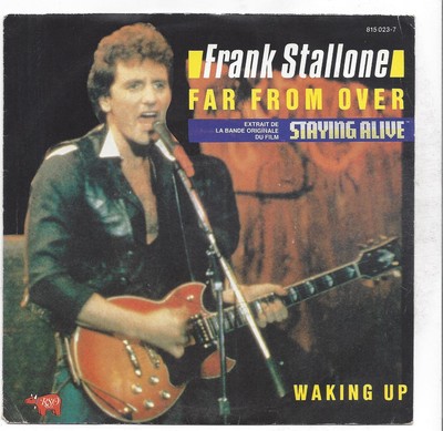 Frank Stallone - Far From Over  +  Waking Up ( Stayng Alive - Vinyl Single 1983)