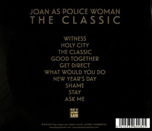 JOAN AS POLICE WOMAN - THE CLASSIC NEW CD - 第 1/1 張圖片