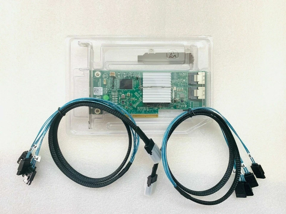 DELL H310 6Gbps SAS HBA FW:P20 9211-8i IT Mode ZFS FreeNAS unRAID 2* SFF SATA - Image 2 of 3
