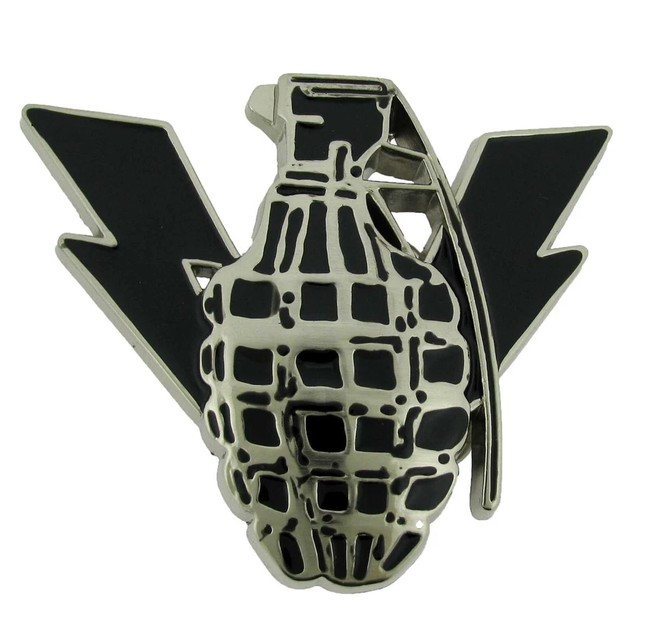 Hombres Mujeres Hebilla de Cinturón Disfraz de Halloween De Colección Plateado Metal Moda Occidental Foto 2 de 4