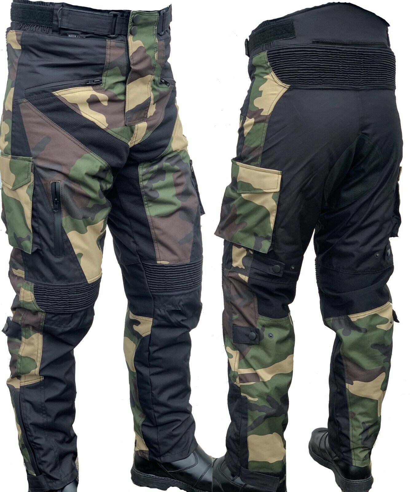 Motorradhose mit Protektoren Herren Textil Camouflage Motorrad CROSS Hose URBAN